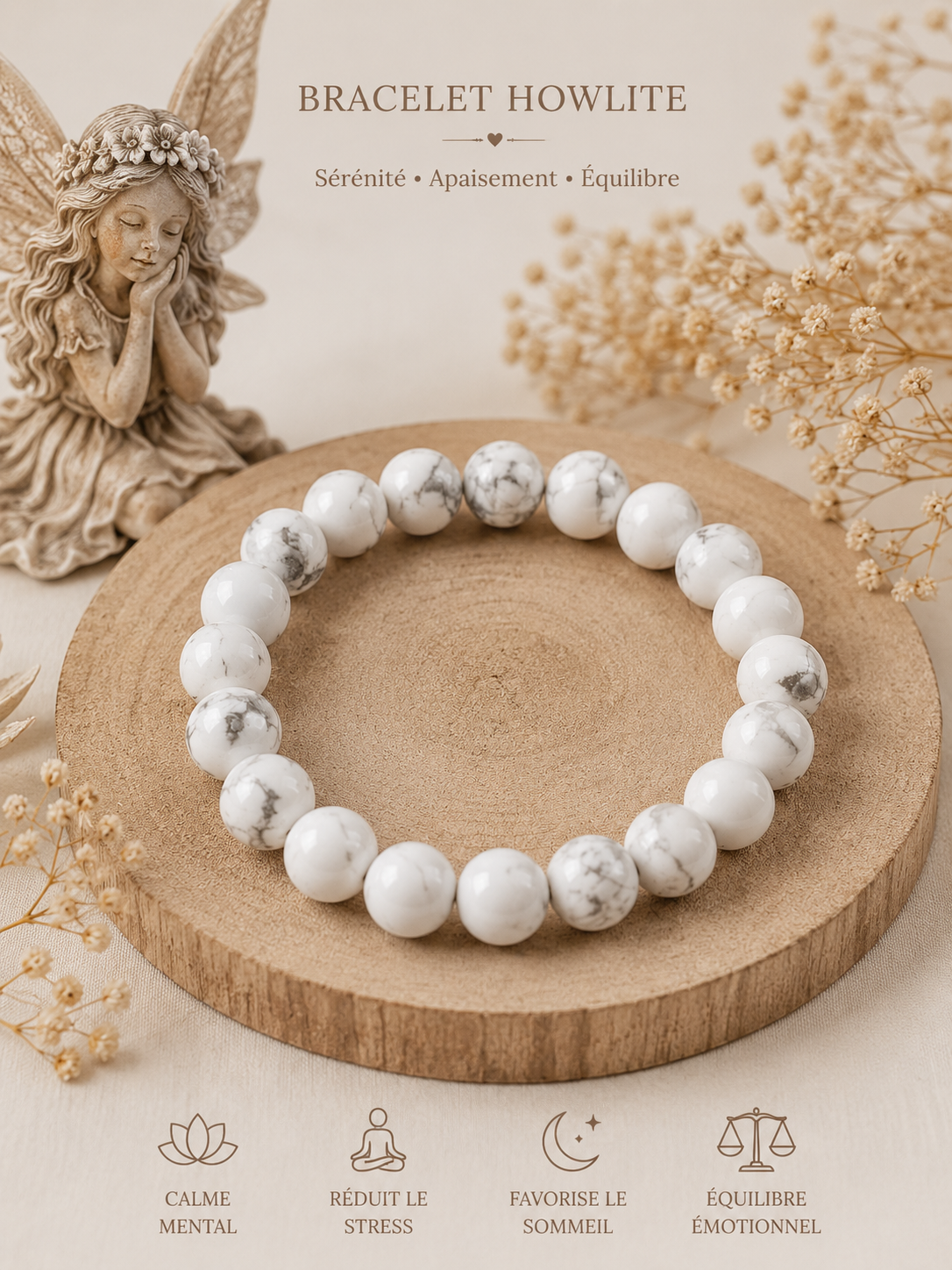 Bracelet Howlite