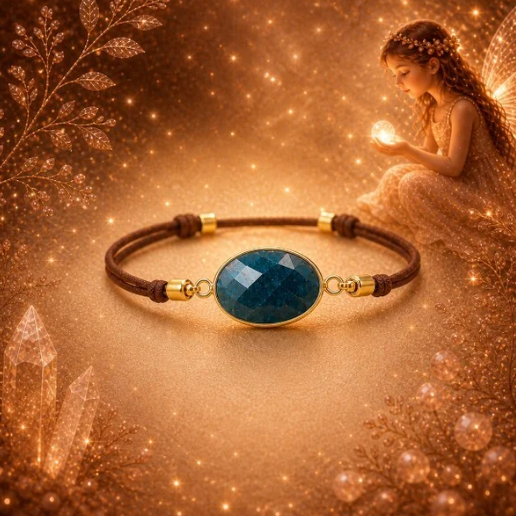 Bracelet Apatite Bleue