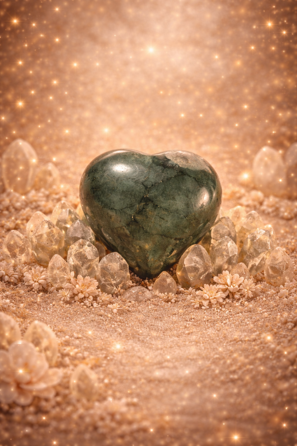 Galet Coeur Jade